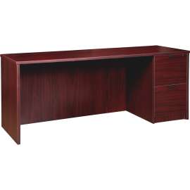 Lorell Prominence 2.0 Mahogany Laminate Desking