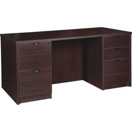 Lorell Prominence 2.0 Espresso Laminate Desking