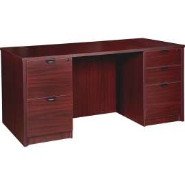 Lorell Prominence 2.0 Mahogany Laminate Desking