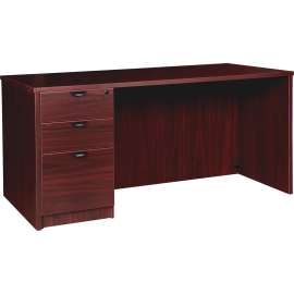 Lorell Prominence 2.0 Mahogany Laminate Desking