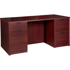 Lorell Prominence 2.0 Mahogany Laminate Desking