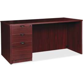 Lorell Prominence 2.0 Mahogany Laminate Desking