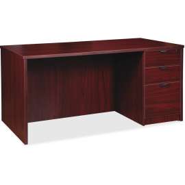 Lorell Prominence 2.0 Mahogany Laminate Desking