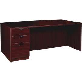 Lorell Prominence 2.0 Mahogany Laminate Desking