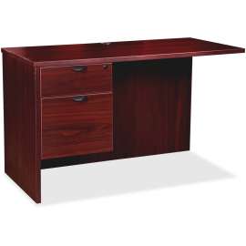Lorell Prominence 2.0 Mahogany Laminate Desking