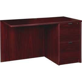 Lorell Prominence 2.0 Mahogany Laminate Desking