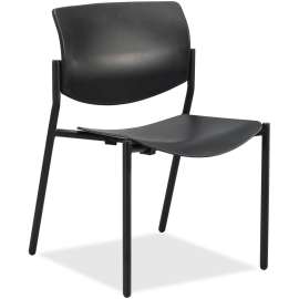 Lorell Plastic Seat/Back Stacking Chair