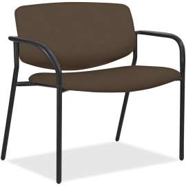 Lorell Bariatric Guest Chairs with Fabric Seat & Back, 1 Each