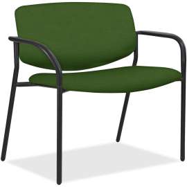 Lorell Bariatric Guest Chairs with Fabric Seat & Back, 1 Each