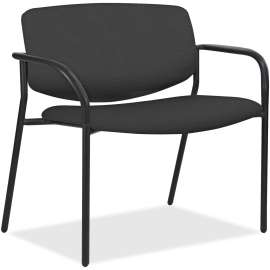 Lorell Bariatric Guest Chairs with Fabric Seat & Back