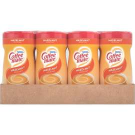 Coffee mate Non-Dairy Powdered Creamer, Hazelnut, 15 oz Canister, 12/Carton