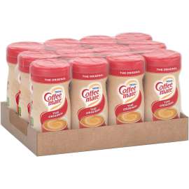 Coffee mate Non-Dairy Powdered Creamer, Original, 11 oz Canister, 12/Carton