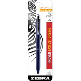 Sarasa Grand Retractable Gel Pen, Medium 0.7mm, Black Ink, Navy Barrel