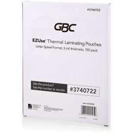 GBC EZUse 3 mil Thermal Laminating Pouches
