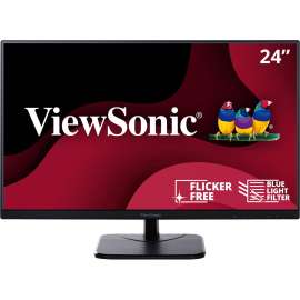 ViewSonic VA2456-MHD 24" 1080p IPS Monitor with Adaptive Sync, HDMI, DisplayPort, and VGA