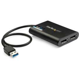 StarTech.com USB to Dual DisplayPort Adapter