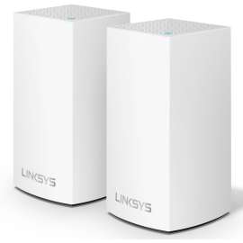 Linksys Velop Intelligent Mesh WiFi System- 2-Pack White (AC1300)