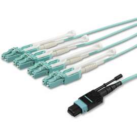 StarTech.com 5m 15 ft MPO / MTP to LC Breakout Cable