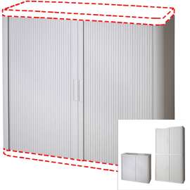 Paperflow USA easyOffice 80" Gray Storage Cabinet