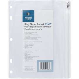 Bus. Source Punched Economy Binder Pocket