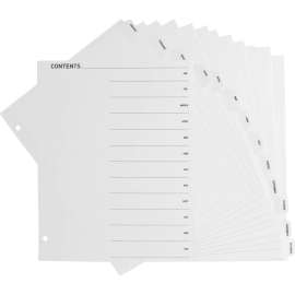 Bus. Source Jan-Dec Monthly TOC Index Dividers