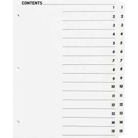 Bus. Source TOC Quick Index Dividers