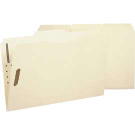 Bus. Source 2-ply Tab Legal Fastener Folders