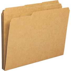 Bus. Source 1/3-cut Tab Heavywt Kraft File Folders