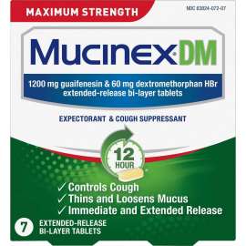 Reckitt Benckiser Mucinex DM Cough Tablets