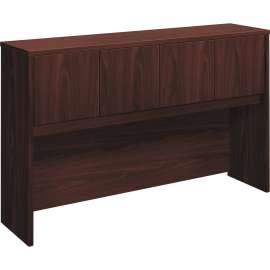 HON Foundation Hutch with Doors, Compartment, 72w x 14.63d x 37.13h, Pinnacle