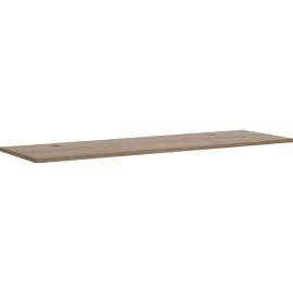 HON Mod Support Pedestal, Left or Right, 2 Legal/Letter-Size File Drawers, Sepia Walnut, 15" x 20" x 28"