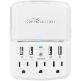 Compucessory 3-outlet USB Wall Charger Station