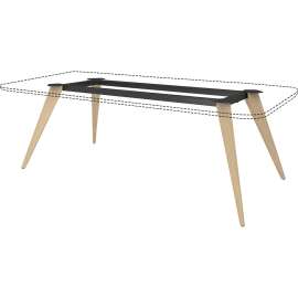 Lorell Wood Base f/ 72"W Rectangular Conf Table