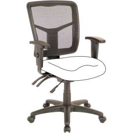 Lorell Mesh Mid-back Chair Frame