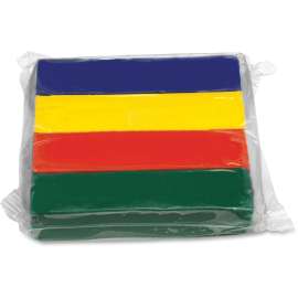 Modeling Clay, 4 Assorted Primary Colors, 4 Sticks, 1 lb. Total