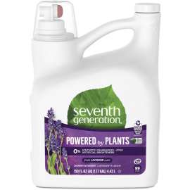 Natural Liquid Laundry Detergent, Lavender/Blue Eucalyptus, 99 loads,150 oz,4/CT