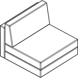 Arold Armless Chair
