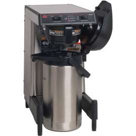 BUNN - SmartWAVE Stainless Steel/Black 12-Cup Commercial Coffee Brewer for Airpot