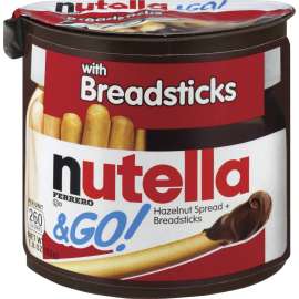 Nutella Nutella & GO Hazelnut Spread & Breadsticks, 12/Box