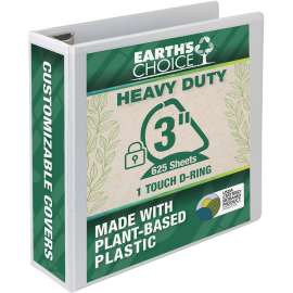 Samsill Earth's Choice One Touch Biobased USDA Certified 3" View Binder