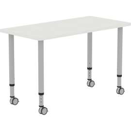 Lorell Height-adjustable 48" Rectangular Table