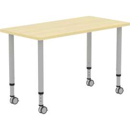 Lorell Height-adjustable 48" Rectangular Table