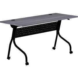Lorell Charcoal Flip Top Training Table