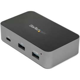 StarTech.com 3 Port USB C 3.2 Gen 2 Hub with Ethernet Adapter
