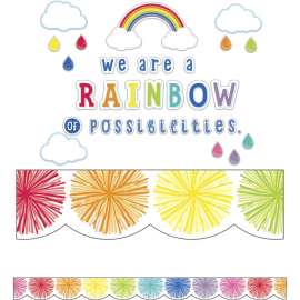 Hello Sunshine We Are a Rainbow of Possibilities Bulletin Board Set