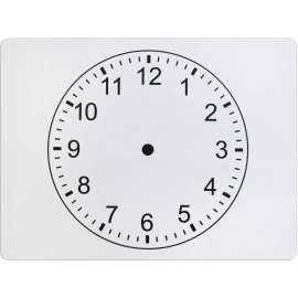 Pacon Clockface 2-sided Whiteboard