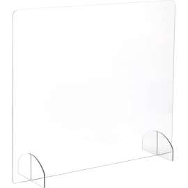Safco Portable Freestanding Acrylic Sneeze Guard