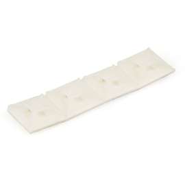 StarTech.com 100 Pack Cable Tie Mounts with Adhesive Tape for 0.13in (3.2mm) Wide Ties - Nylon/Plastic Zip Tie Mounts - 94V-2 Fire & UL