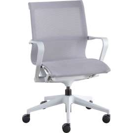Lorell Executive Mesh Mid-back Chair