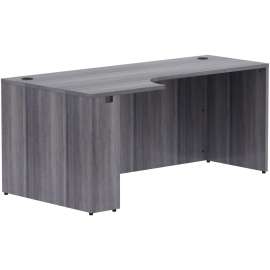Lorell Weathered Charcoal Laminate Desking